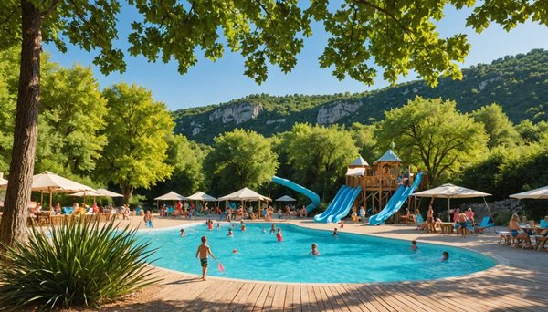 Les Activités Proposées par un Camping en Ardèche avec Parc Aquatique